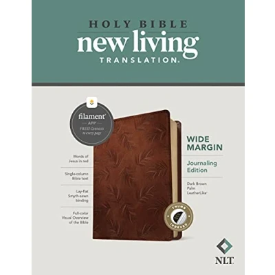 Bild av NLT Wide Margin Bible, Filament Enabled Edition, Brown
