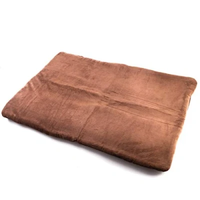 Bild av vitazoo vadderad hundfilt, brun, med isolering och halkfri bas, vattenavvisande termisk filt, hundmadrass, hundsäng, värmande storlek: 70 cm x 100
