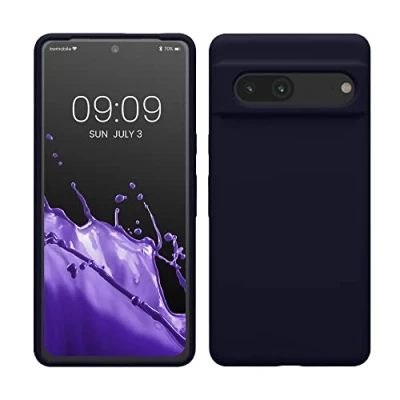 Bild av Kwmobile fodral kompatibelt med Google Pixel 7 TPU silikon telefonskydd mjuk finish djupt hav