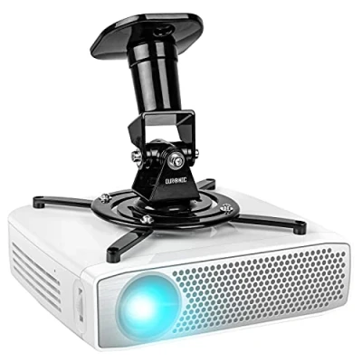 Bild av Duronic PB01XB Projektorfäste Väggfäste eller Takfäste för Projektor Maxvikt 10kg Svart Universalupphängning av Med Rotation 360 , Vridning 180 Lutning Skruvpaket Ingår