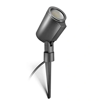 Bild av Steinel LED Strålkastare spot Garden antracit, 6,7 W golvstrålkastare med markspett, 512 lm Spotlight, trädgård svängbar, 2,5 m kabel, aluminium, GU10