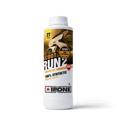 Bild av &quot;IPONE Scoot Run 2 takts motorolja 100% syntetisk rökfri stadsbruk 1L dunk