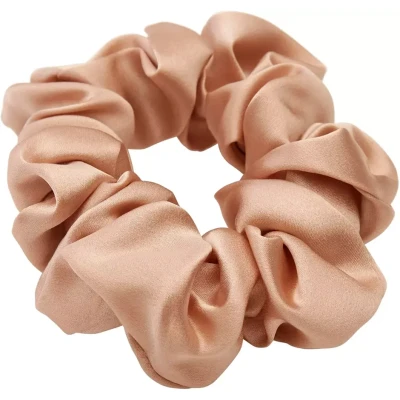 Bild av Lenoites Mulberry Silk Scrunchie Rose Gold