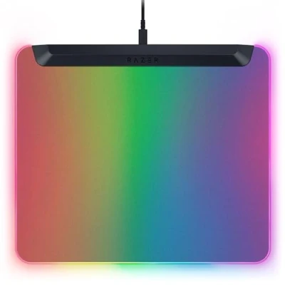Bild av Razer Firefly V2 Pro RGB bakgrundsbelyst musmatta för gaming integrerad USB port (15 zoners LED belysning, mikroetsad texturerad yta optimal spårning, löstagbar C kabel) Svart