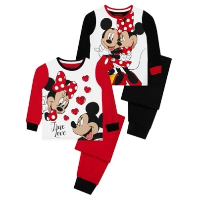 Bild av Disney Flickor Pyjamas Minnie Mouse 2 Pack Flerfärgad 104