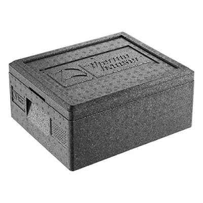 Bild av Thermohauser EPP termobox GN 1/2 inklusive lock 7 liter volym 39 x 33 14,5 cm, svart