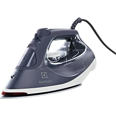 Bild av Electrolux Strykjärn Refine 600 E6SI1 2MN, Ångstrykjärn med jämnare ångfördelning och värmeindikator, Reptålig stryksula, Självrengörande, Avkalkningslösning, Antidropp, 2 m sladd, 2400 W, Misty Navy