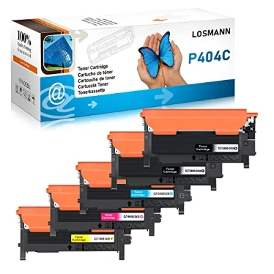 Bild av LOSMANN toner kompatibel med Samsung P404 CLT P404C för 404S K404S C404S M404S Y404S Xpress SL C430W C480FW C480 C430 C480FN C433 (5 pack)