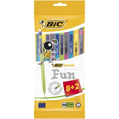 Bild av BIC Matic Combo mekaniska pennor (värdepaket med 8, plus 2 gratis)