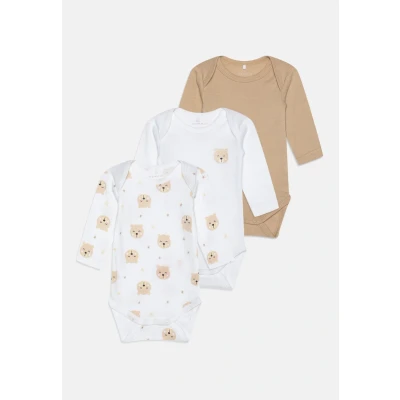 Bild av Name IT Unisex kroppsstrumpa (3 pack), Oxford brun, 56