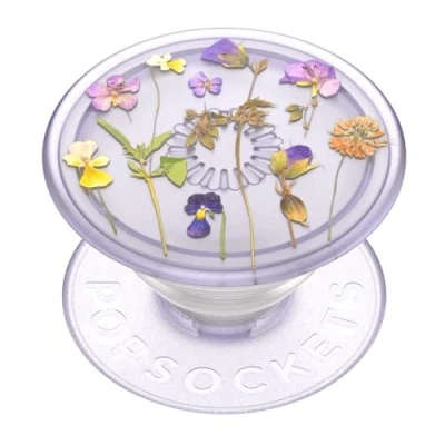 Bild av PopSockets Phone Grip PlantCore Translucent Purple Fields