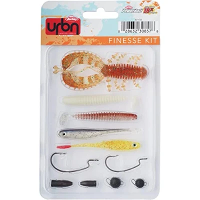 Bild av Berkley URBN Finesse kit, paket med 5 drag och tillbehör för gatumfiske, speciellt utvalt av Berkleys expertteam, fånga abborre, gädda, zander mera