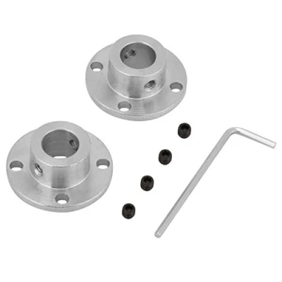 Bild av Flänskoppling motor 2 st M 4 styv fläns koppling axel ID 12 mm OD 18