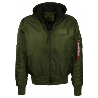Bild av Alpha Industries MA1 DTEC Allvädersjacka, Storlek: Large, Dark green black