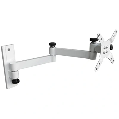 Bild av TV väggfäste med vridbar montering och lutningsfunktion för de flesta 13 32 tums LED, LCD, OLED VESA 75 x 100 mm, upp till 12 kg vit L52W