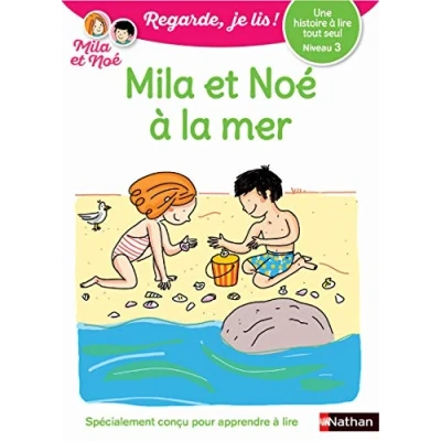 Bild av Regarde, je lis Mila et Noé à la mer Lecture CP Niveau 3 (26)
