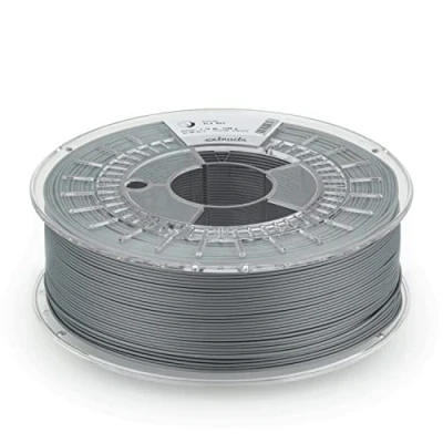 Bild av extrudr® PLA NX2 matt ø 1,75 mm (1 kg) &#039;METALLIC Grey Matt&#039; 3D skrivarfilament Tillverkad i Österrike