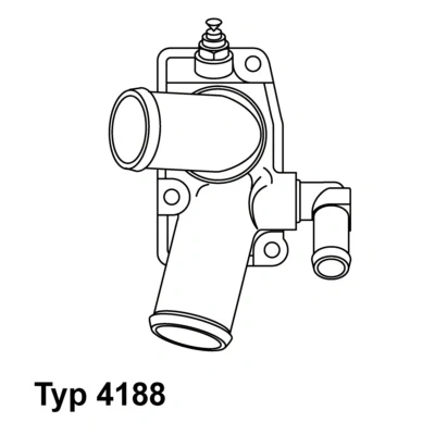 Bild av WAHLER 4188.92D Thermostat d&#039;eau 92 avec joint d&#039;étanchéite, transmetteur de température OPEL: Omega B Caravan, Berline, Vectra Berline