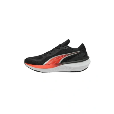 Bild av Puma Scend PRO Väglöparskor, Storlek: 45, Black glowing red Textil/syntet