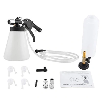 Bild av Car Brake Bleeder, 180Ltr/Min Bleeding Fluid Change Kit Air Pneumatic Garage Vacuum Tool Set 90 120PSI Accessories