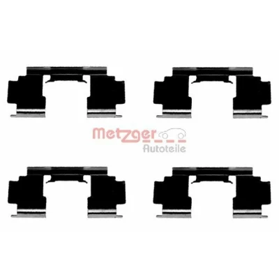 Bild av METZGER 109 1276 Kit d&#039;accessoires, plaquette de frein à disque HONDA: CIVIC 7 Hatchback, 6 Fastback, Aerodeck, MG: MG ZR 3/5 portes