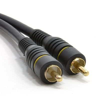 Bild av kenable Premium 75 Ohm digitalt ljud COAX guldpläterad RCA Phono kabel 1,5 m [1,5 meter]