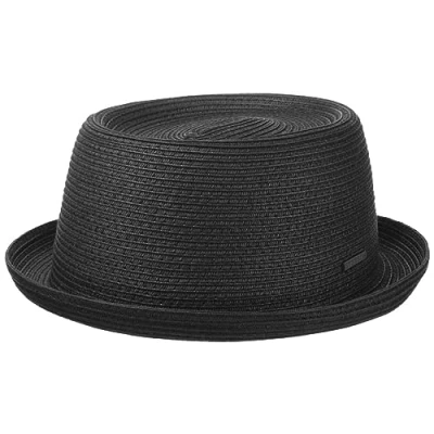 Bild av Stetson Dawson Player Stråhatt Damer/Herrar strandhatt solhatt Fedora sommar Vår M (56 57 cm) svart