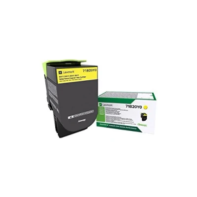 Bild av Lexmark 71B20Y0 / Yellow Return Program Toner Tonerkassett