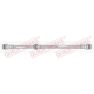 Bild av Bromsslang, framaxel höger, vänster, audi,skoda,vw, 1K0611701A, 1K0611701C, 1K0611701J, 1K0611701L, 1K0611701N, 1Q0611701E, 1Q0