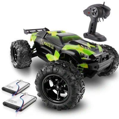 Bild av OVERMAX X Monster 3.0 Fjärrkontroll Bil Rc Stor Hastighet Upp Till 45 Km/h Fyrhjulsdrift 4x4 Körning Utan Laddning 40 Minuters Räckvidd 100 Meter Laddkabel 2 Batterier