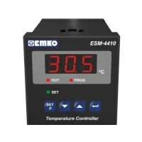 Bild av Emko ESM 4410.2.10.0.1/00.00/2.0.0.0.0 2 punktsregulator Temperaturregulator K 0 till 999 C Relä 7 A (L x B H) 95 48 mm