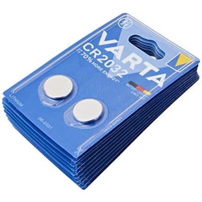 Bild av Varta CR2032 litium knappcell, 230 mAh 3 V (20 stycken)