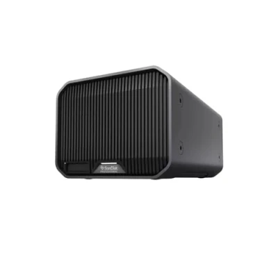 Bild av SanDisk Professional 36 TB G RAID MIRROR Thunderbolt 3 hårddisk i företagsklass för dator (40 Gbps) upp till 260 MB/s 7200RPM Ultrastar inuti