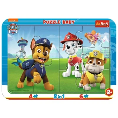 Bild av Trefl Pussel Paw Patrol 2 in 1 10 Bitar