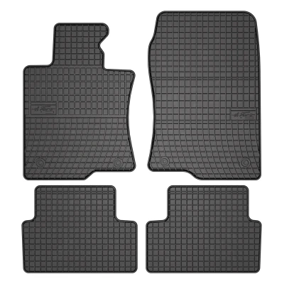 Bild av FROGUM 0835 Ensemble de tapis sol Caoutchouc avant et arrière 4 noir Sur mesure HONDA: ACCORD 8