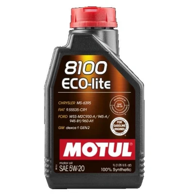 Bild av Motul ECO lite 5W 20 1I Huile moteur 109102 OPEL: Corsa D 3/5 portes, Meriva A, Zafira B, CHEVROLET: Captiva, Spark, Cruze Berline, SAAB: 9 3 Berline