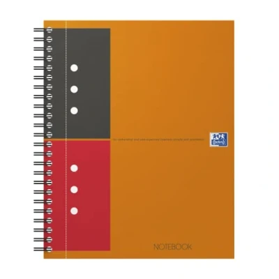 Bild av Oxford International Classic Notebook 2 Wire marginal linjerad 160pp A5 Ref N001212 [5 pack]