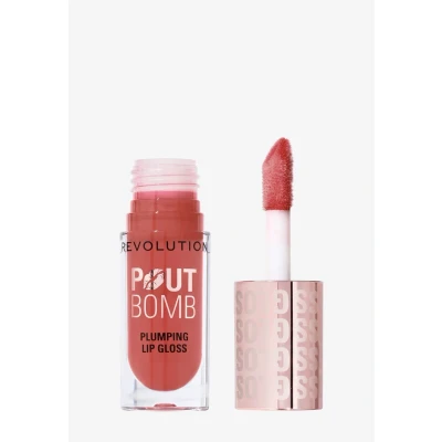 Bild av Makeup Revolution POUT BOMB Plumping Gloss Lipgloss Läppglans, Storlek: 4.6 ml, Melba warm peach