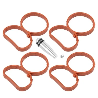 Bild av N47 Intag Swirl Flap Delete Kit 11618507239, ZEALfix insugningsgrenrör klaffborttagning med grenrörspackningar kompatibla B M W E81 E87 E88 E82 E90 E60 11617801438