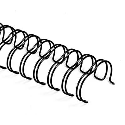 Bild av RAYSON Trådbindande ryggar, 34 öglor, 40 ark, 3:1 Ptich, 7,9 mm, A4, svart, paket med 100