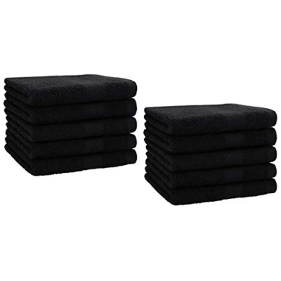 Bild av Betz 10st Premium Gästhandduksset Handduksset Handdukar 30 x 50cm svart