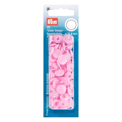 Bild av Tryckknappar Color Snaps 13 rosa Prym