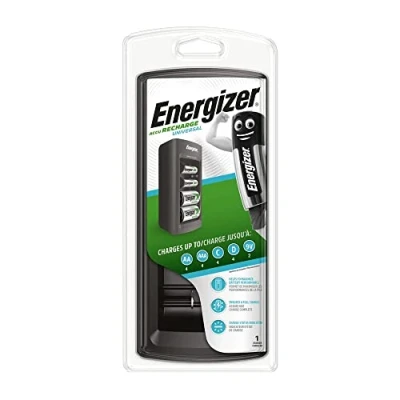 Bild av Energizer Original universell laddare för AA/Micro/E Block (9 V) baby och monoakkus, förpackningen kan variera grå