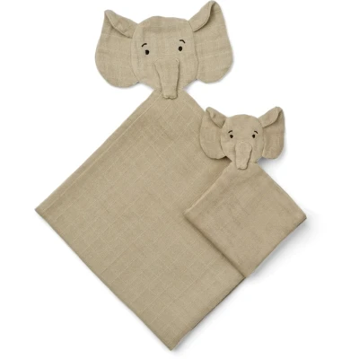 Bild av LIEWOOD Alya Elephant Snuttefilt Set, Mist