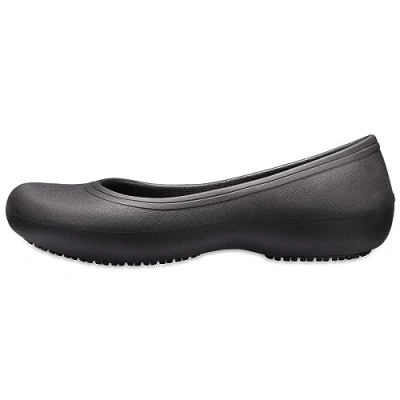 Bild av Crocs kvinnors arbete platt W balett, svart 001, 41/42 EU