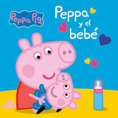 Bild av Peppa Pig. Libro de cartón Pig y el bebé