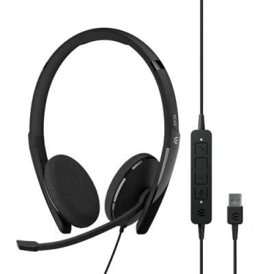 Bild av EPOS ADAPT 160 USB II flexibelt on ear headset med överlägsen samtalsklarhet, Microsoft Teams certifikat och UC optimering