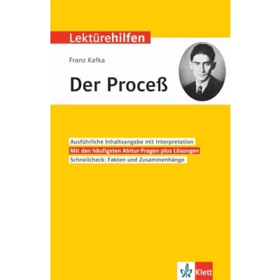 Bild av Klett Lektürehilfen Franz Kafka, &quot;Der Proceß&quot;: Interpretationshilfe für Oberstufe und Abitur