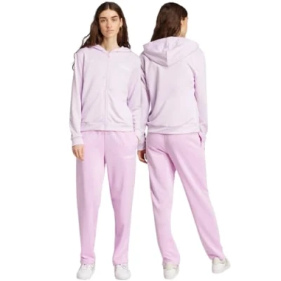 Bild av adidas Sportswear Essentials Linear SET Träningsset, Storlek: XL, Ice lavender