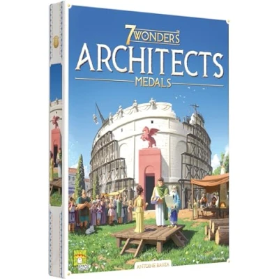 Bild av ASMODEE Repos Production 7 Wonders Architects Expansion: Medals Brädspel Strategispel Spel för vuxna och barn från 8 år 2 till spelare Svensk version